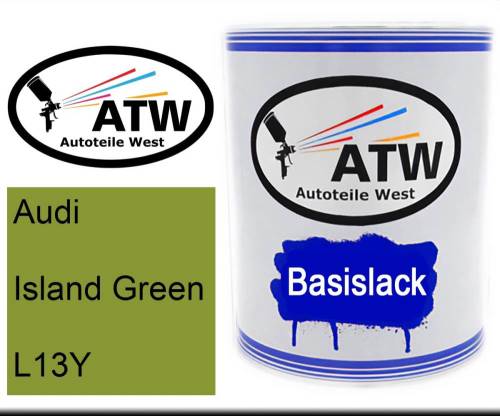 Audi, Island Green, L13Y: 1L Lackdose, von ATW Autoteile West.